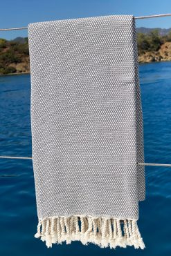 Fouta (Prosop de plaj?) – Likya – Gri