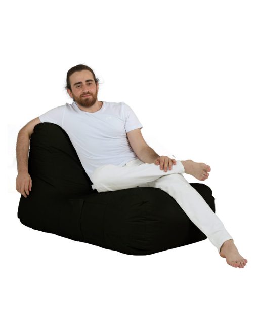 Garden Bean Bag – Trendy Comfort Bed Pouf – Negru