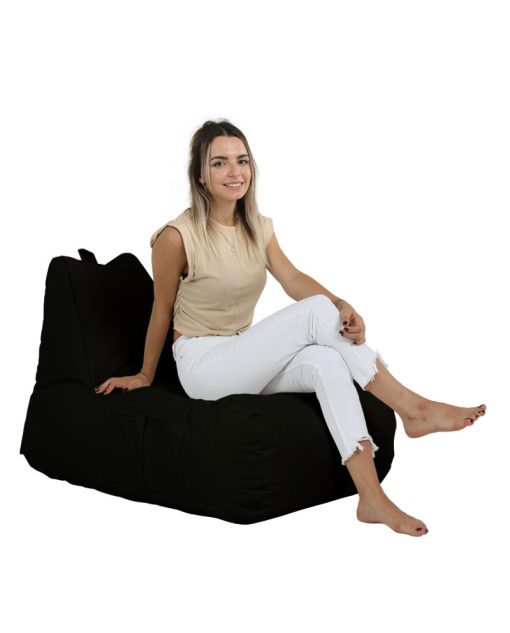 Garden Bean Bag – Trendy Comfort Bed Pouf – Negru