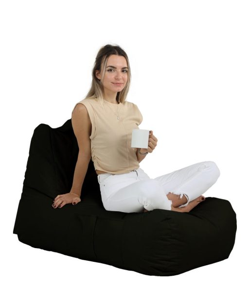 Garden Bean Bag – Trendy Comfort Bed Pouf – Negru