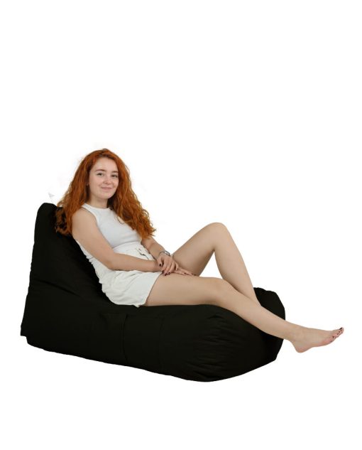 Garden Bean Bag – Trendy Comfort Bed Pouf – Negru