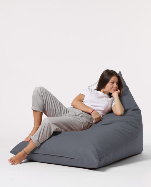 Garden Bean Bag – Pouf Pyramid Big Bed – Fume