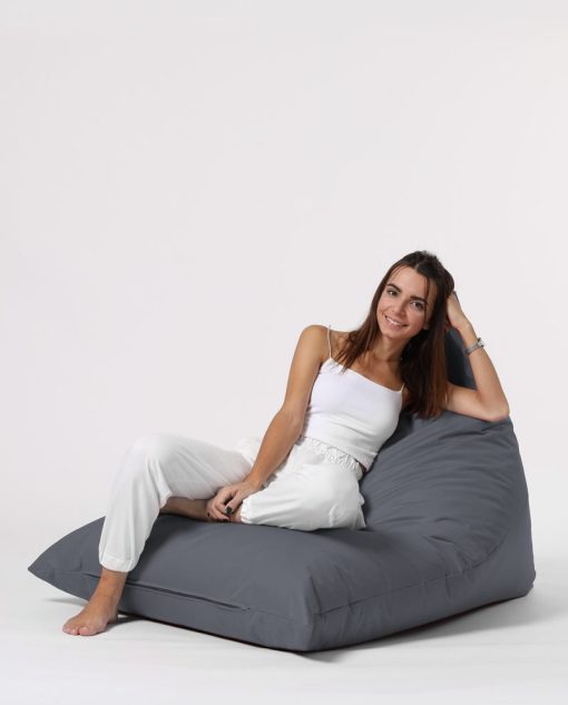 Garden Bean Bag – Pouf Pyramid Big Bed – Fume