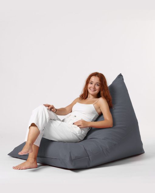 Garden Bean Bag – Pouf Pyramid Big Bed – Fume