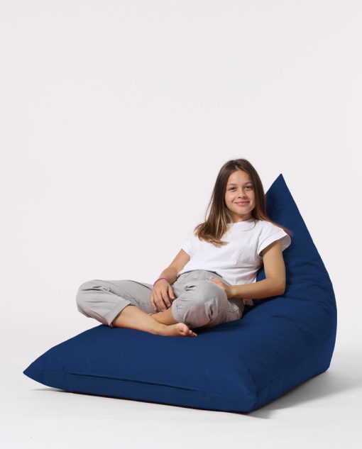 Garden Bean Bag – Pouf Pyramid Big Bed – Albastru Inchis