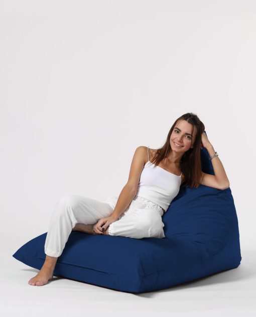 Garden Bean Bag – Pouf Pyramid Big Bed – Albastru Inchis