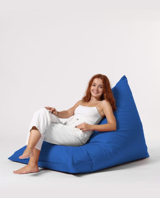 Garden Bean Bag – Pouf Pyramid Big Bed – Albastru