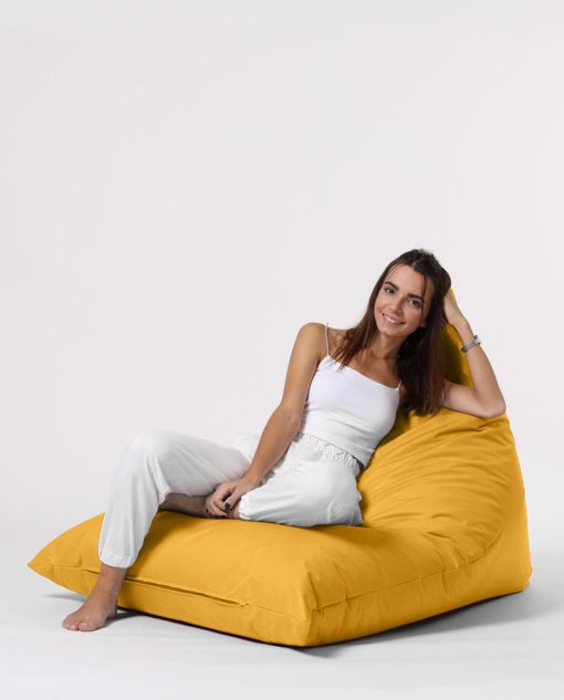 Garden Bean Bag – Pouf Pyramid Big Bed – Galben