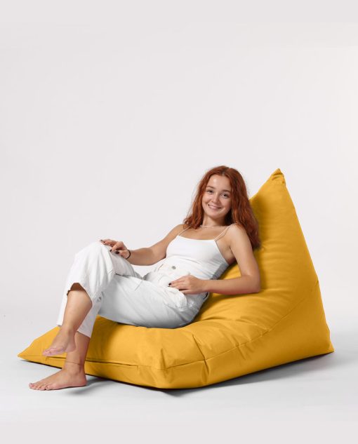 Garden Bean Bag – Pouf Pyramid Big Bed – Galben