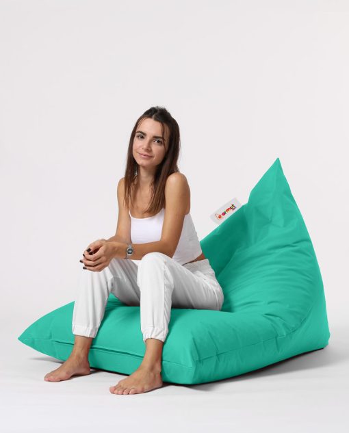 Garden Bean Bag – Pouf Pyramid Big Bed – Turcoaz