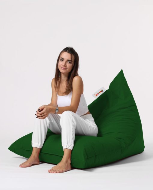 Garden Bean Bag – Pouf Pyramid Big Bed – Verde