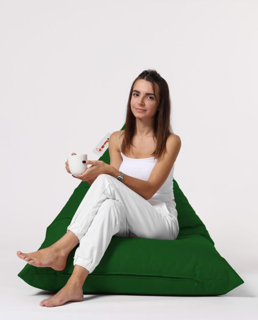 Garden Bean Bag – Pouf Pyramid Big Bed – Verde