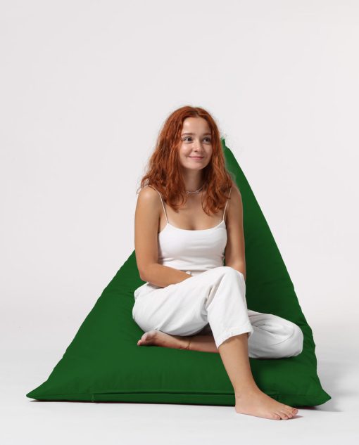 Garden Bean Bag – Pouf Pyramid Big Bed – Verde