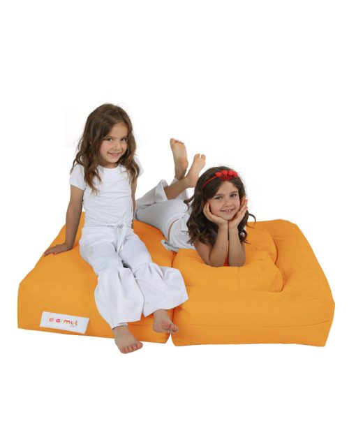 Garden Bean Bag – Puf cu scaun dublu pentru copii – Portocaliu