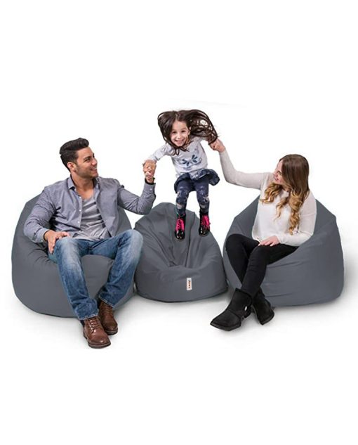 Garden Bean Bag – Iyzi 100 Cushion Pouf – Fume