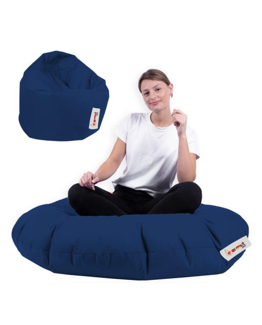 Garden Bean Bag – Pouf cu perne Iyzi 100 – Albastru închis