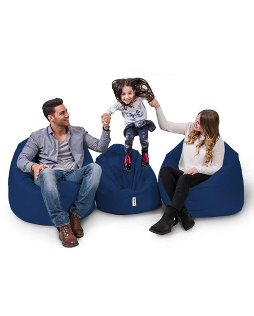 Garden Bean Bag – Pouf cu perne Iyzi 100 – Albastru închis