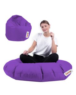 Garden Bean Bag – Iyzi 100 Cushion Pouf – Mov