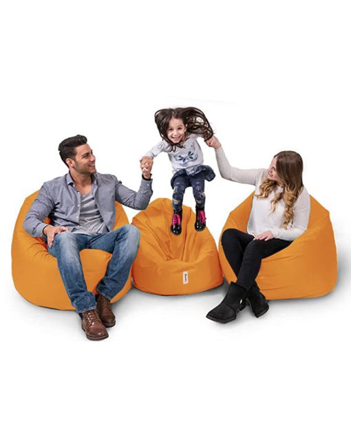 Garden Bean Bag – Iyzi 100 Cushion Pouf – Portocaliu