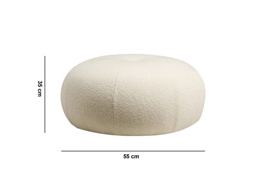 Pouf – Tina – Bouclet White