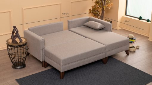 Coltar-Canapea – Bella Corner Sofa Right 2 – Crem