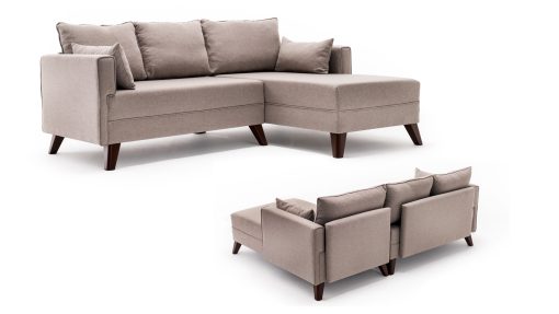 Coltar-Canapea – Bella Corner Sofa Right 2 – Crem