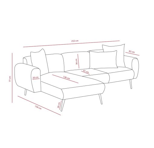 Coltar – Lateral Stânga – Antracit