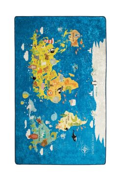 Covor (140 x 190) – Harta lumii