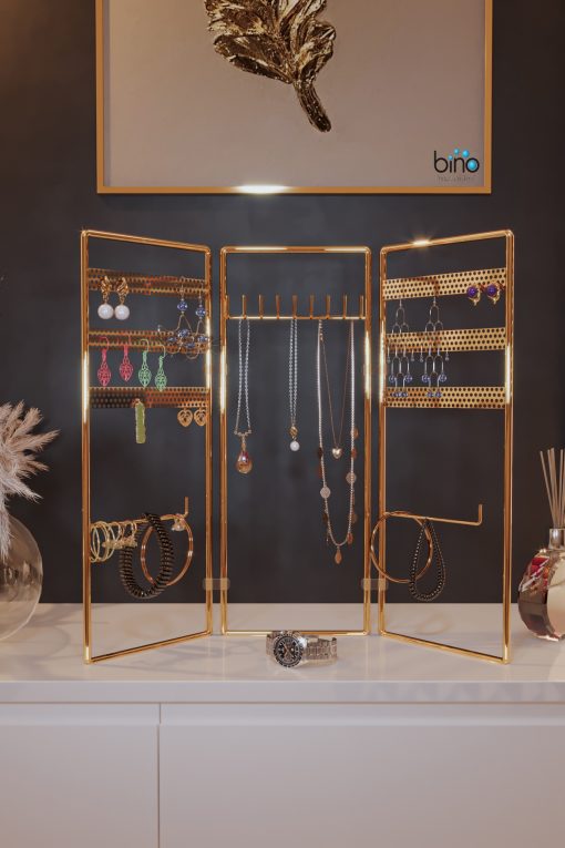 Organizator stand de bijuterii – 3’lü Takı Standı