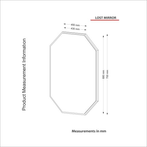 Oglinda Decorativa din PAL – Lost &#...