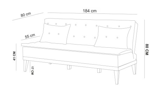 Canapea extensibila cu 3 locuri – Fu...