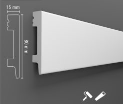 Plinta duropolimer D-110 2400x80x15 mm